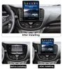 CAR DVD Radio Multimedia Videospeler Navigatie GPS Stereo voor Opel Karl Vinfast Fadil 2017-2020 Tesla Style 2 Din Android