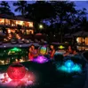 Zonne -aangedreven water Float Light Pond Floating Lamp Magic Ball Light Garden Kleur Verandering Decoratieverlichting voor zwembadboom