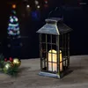 Portable Lanterns INXDOLHOM Mini Vintage Camping Hanging Lantern Warm Light Led Camp Rechargeable Lightweight Tent For Outdoor