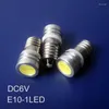 高品質6V LED E10電球6.3V 0.5Wランプインストルメントライト10pcs/lot