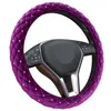 Рулевое колесо покрывает модную универсальную автомобильную крышку плюшевые стоки, украшение для женщины, удобно прекрасные аксессуары для вырезок