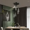 Pendant Lamps Nordic Led Dining Room Chandelier Modern Minimalist Three-head Table Long Bar Counter Creative Spotlight Living Lamp