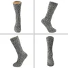 Sports Socks Men Merino Wool de alta qualidade Super grossa Mulheres quentes contra Slew Cold Inverno Casual Tubo médio ao ar livre macio Male l221026