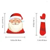 Geschenkwikkel Kerstauto achterruit Wiper Stickers 3d Santa Claus zwaaiende arm sticker waterdichte voorruit Xmas