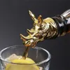 Bar Tools Deer Elk Lion Bl Head Wine Pourer Bottle Stoppers Wedding Party Drinks Aerators Kök verktygstillbehör Drop Leverans 2022 SMTFA