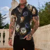 Camisas casuais masculinas ótimas justas para homens top all match atraente para praia