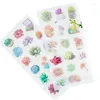 Present Wrap 15packs/Lot Succulent Plants Series Paper Sticker/målning Scrapbooking Decoration Etikett/DIY Dagbok Girls School Office
