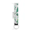 Porte-clés Longes Tournesol Léopard Imprimé Porte-clés Bracelet Pour Porte-clés Lanière Longue Sangle Suspendue Anneaux Charms Bijoux De Bricolage Acc Smtxf