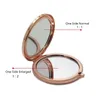 Compact Makeup Mirror Portable Double Side Folding Mirrors Women Vintage Cosmetic Mirror for Bridesmaid Proposal Wedding