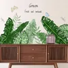 Wall Stickers English Green Plant Plantain Butterfly Sticker Living Room Bedroom Background Decoration