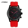 Sinobi Sports Worist's Wrist Watches Casula Genève Quartz Regardez la mode de silicone douce couleurs de mode pas cher Reloj Mujer2895