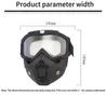 Gogle narciarskie rowerowe okulary jazdy okularami przeciwsłonecznymi Motocross maska ​​goggs wiatroodporne okulary maski sprzęt L221022
