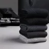 Мужские носки 10 Пара бамбукового волокна Harajuku Retro Retro Business Man Black Long Sock Deodorant Gift Set Размер 39-46 221027