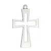 Interior Decorations Car Pendant Ornaments Jesus Crucifix Cross Ring Charms Rearview Mirror Decoration Hanging Auto Decor Accessories Gifts