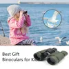 Binoculaires de télescope pour enfants cadeaux éducatifs garçons et filles petit oiseau pliant à l'épreuve de choc à la recherche de voyage en plein air