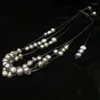 Choker Natural Fresh Water Baroque Pearl Necklace Leather Casual Simple Style For Women Fashion Jewelry Different Colors