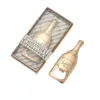 Champagne Bouteille Forme Ouvre-bouteille Bière Soda Boisson Tire-bouchon Anniversaire De Mariage Sexe Révéler Partie Souvenir Faveur Cadeau MJ0980