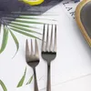 Dijkartikelen Sets Spiegel Zwart roestvrijstalen flatware set 20 stks keuken servies