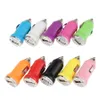 Colorful Bullet Mini USB Car Charger Portable 5V 1A Charger Adapter Socket For Samsung Huawei Mobile Phone Tablet