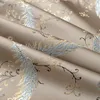 Tende per soggiorno, sala da pranzo, camera da letto, decorazioni per finestre in stile americano jacquard moderno semplice e di alta precisione