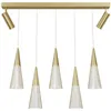 Pendelleuchten Nordic Led Esszimmer Kronleuchter Moderne minimalistische Drei-Kopf-Tabelle Lange Bartheke Kreative Spotlight Wohnzimmer Lampe