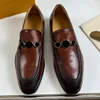 Célèbre Designer Hommes DERBY CHAUSSURE Affaires Loisirs Professionnel Chaussures En Cuir Formelles De Luxe Noble Mode Fête De Noël Star style mocassins Chaussures Taille 38-46