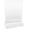 Party Decoration Grhuct 10pcs Acrylic Sign Holders Double Sided Picture Frames Stand For Table Numbers Wedding Cards Menu