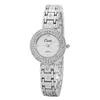 Polshorloges wa186 Cussi dames armband horloges bloem luxe strass damesjurk kwarts relogio feminino cadeau