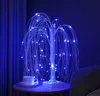 LED saule veilleuse décorations de noël gypsophile coloré arbre lampe de table à distance pour la maison chambre mariage noël décor intérieur