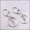 Keychains Lanyards Key Chains Holders smycken Fyndkomponenter hummerlås Keyring Maket Supplies Good Quality 12 Styles D Dhawr