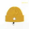 2022 Femmes tricot Souchy Beanie Chungy Baggy Baggy avec fausse fourrure pompom hiver