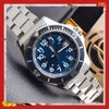 Breit Super Ocean Mechanical Watch Fashion Moda Blue Dial