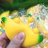 Banana Keychain Decompression Fidget Toy Cute Pinched Happy Vent Ball Children Squeeze for Kids