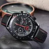 2022 Hot selling men's stainless steel quartz watch 6-pin function 42mm stainless steel sapphire waterproof belt watch