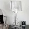Bordslampor Italien Bourgie Akryl Modern Simple Ghost Shadow Desk Lamp Home vardagsrum sovrumsstudie ledande ljusarmaturer