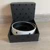 22SSS أحزمة الجملة M Gold Buckle Mens Womens Belt Belt أصلي من الجلد الجلود الحجم 105-125 سم