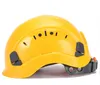 Cykelhjältar ABS Säkerhetshjälm Konstruktionsklättring Steepjack Worker Skydd Hjälm Hård hatt Cap Outdoor Workplace Safety Supplies L221014