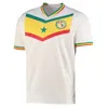 2023 Senegal Equipo nacional Jerseys de fútbol para hombre KOULIBALY GUEYE KOUYATE SARR DIA MANE JACKSON ISMAILA Versión cultural Blanco y 22 23 Camisetas de fútbol local