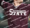 College Baseball porte des maillots de baseball NCAA Mississippi State College 2021 Allen Logan Tanner Will Bednar Landon Sims Clark Brandon Woodruff Hudson Frazier