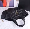 Fashion Shopping Bags Luxury Bag Genuine Leather Check Women Handbag Designer shoulder Tote Large Beach bags luxurys travel Crossbody Purses Black