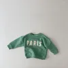 Hoodies Fashion Children Clothing Boys and Girls Sweaters Top 2022 Autumn Winter Baby Letters Style Pullover TP128