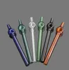 Pyrex Glass Oil Burner Pipe Clear Color Quality Pipes Transparenta fantastiska r￶rr￶r Nagelspetsar 10mm
