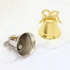 Kreativität Gold Silber Glocke Karte Dateien Hochzeit Tischnummer Halter Desktop Foto Visitenkarten Halter Büro Memo Halter BH7819 TYJ