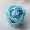 Dekorativa blommor 10st Simulering Rose Flower Head Diy Wall Wedding Decor Bridal Bouquet Decoration Home Pography Props