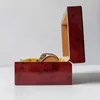 ウォッチボックス高品質の赤い木材スプレーペイントストレージボックス豪華な木製ディスプレイスタンドオーガナイザーギフトパッケージ