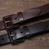 Belts 3.8CM High-quality Men's Belt Hypoallergenic Leather Pin Buckle Business Casual Designer For Men