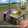 Camp Furniture Mini Portable Camping Table Aluminum Alloy Foldable Desk Picnic Barbecue Ultra Light Outdoor Accessories