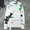 Erkek Lüks Moda Sweatshirts Tasarımcı Klasik Kadın Ceket Hoodies Fermuar Kapşonlu Süveter Sıradan Çapraz Çakırma Sanskrit Hoodie Üstler Ceket Sweatshirt