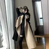 Trench da donna Giacca da donna Moda alla moda Cappotto tutto-fiammifero Donna Autunno Inverno 2022 Temperamento Bottone Giacca a vento di media lunghezza A497