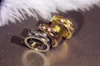 Ställa in tre flytta zirkon rostfritt stål kärleksringar bijoux kvinnor lady present mode france smycken rörliga ringar